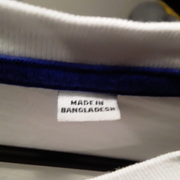 Jack & Jones Mens/Unisex Large White and Blue Longsleeve Teeshirt - Picture 12 of 16